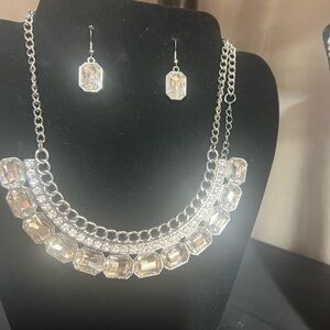 Elegant Silver and Gold Jewelry Set